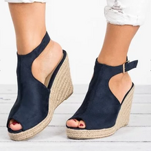 Load image into Gallery viewer, Fashion Women Platform Sandals Peep Toe Spartan Sandals Women Summer Wedges High Heel Shoes