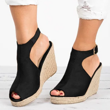 Load image into Gallery viewer, Fashion Women Platform Sandals Peep Toe Spartan Sandals Women Summer Wedges High Heel Shoes