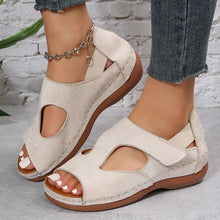 Load image into Gallery viewer, Casual Sandals Summer Shoes For Women Low Heels Velcro Shoes