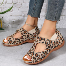 Load image into Gallery viewer, Casual Sandals Summer Shoes For Women Low Heels Velcro Shoes