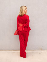 Load image into Gallery viewer, Stress-Free Scarlet Jumpsuit