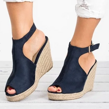 Load image into Gallery viewer, Fashion Women Platform Sandals Peep Toe Spartan Sandals Women Summer Wedges High Heel Shoes
