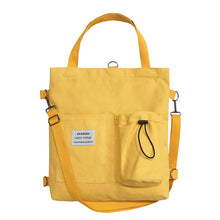 Load image into Gallery viewer, Square Canvas One Shoulder Slung Bag
