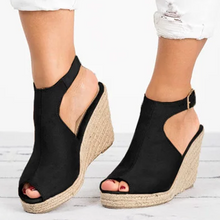 Load image into Gallery viewer, Fashion Women Platform Sandals Peep Toe Spartan Sandals Women Summer Wedges High Heel Shoes
