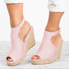 Load image into Gallery viewer, Fashion Women Platform Sandals Peep Toe Spartan Sandals Women Summer Wedges High Heel Shoes
